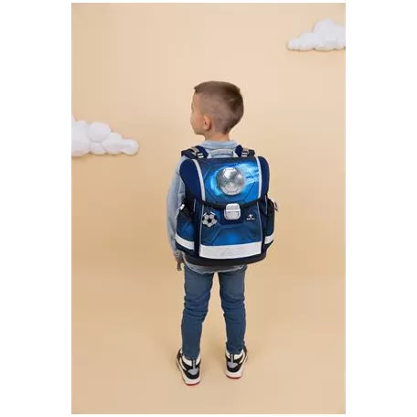 BELMIL Iskolatáska, fémcsat, BELMIL "Classy Football 4", foci