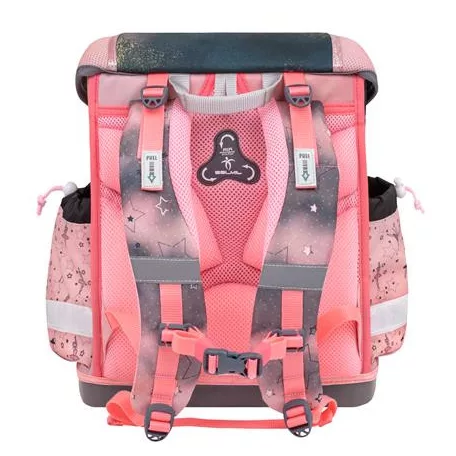 BELMIL Iskolatáska, fémcsat, BELMIL "Classy Ballerina", fekete-rózsaszín, balerina