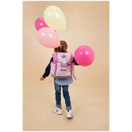 BELMIL Iskolatáska, fémcsat, BELMIL "Classy Ballerina", lila, balerina