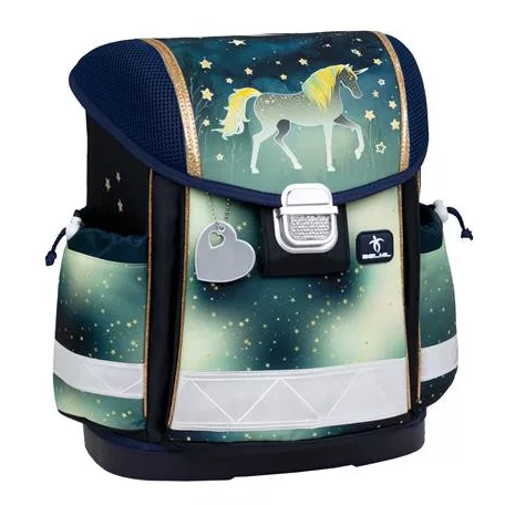 BELMIL Iskolatáska, fémcsat, BELMIL "Classy Sparkling Unicorn", unikornis