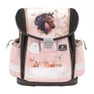 BELMIL Iskolatáska, fémcsat, BELMIL "Classy Horse Chestnut", lovacska