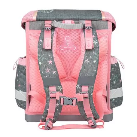 BELMIL Iskolatáska, fémcsat, BELMIL "Classy Shine Bright", csillagok