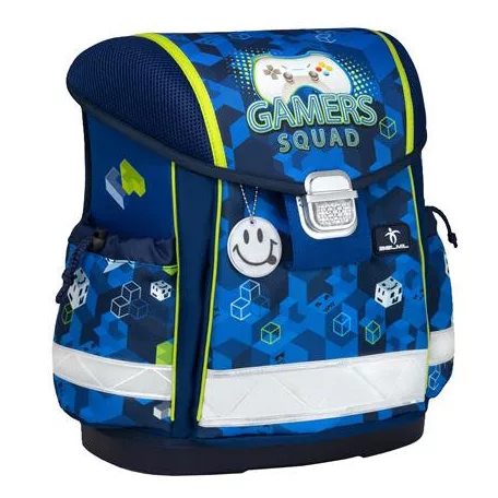BELMIL Iskolatáska, fémcsat, BELMIL "Classy Gamer Squad", gamer