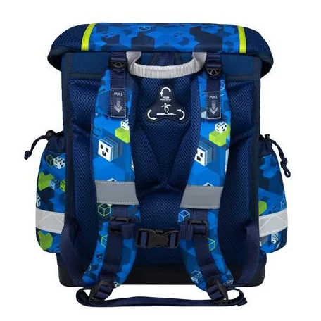 BELMIL Iskolatáska, fémcsat, BELMIL "Classy Gamer Squad", gamer