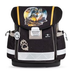   BELMIL Iskolatáska, fémcsat, BELMIL "Classy Moonless Night", farkas