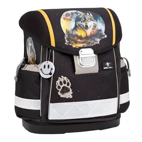 BELMIL Iskolatáska, fémcsat, BELMIL "Classy Moonless Night", farkas