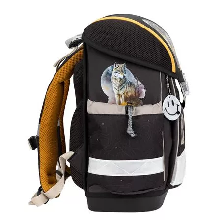 BELMIL Iskolatáska, fémcsat, BELMIL "Classy Moonless Night", farkas