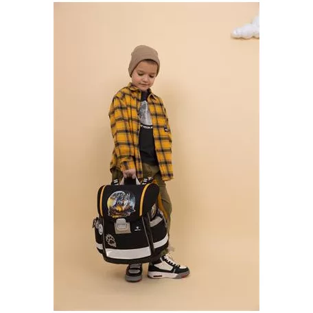 BELMIL Iskolatáska, fémcsat, BELMIL "Classy Moonless Night", farkas