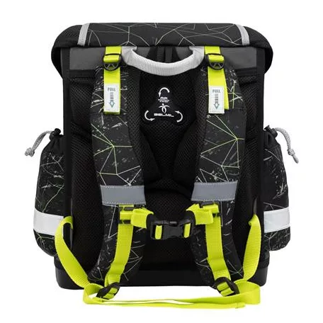 BELMIL Iskolatáska, fémcsat, BELMIL "Classy Black Panther", fekete párduc