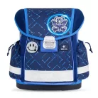 BELMIL Iskolatáska, fémcsat, BELMIL "Classy Navy Blue Tech", robot