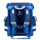 BELMIL Iskolatáska, fémcsat, BELMIL "Classy Navy Blue Tech", robot