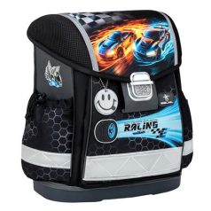   BELMIL Iskolatáska, fémcsat, BELMIL "Classy Race it", versenyautó
