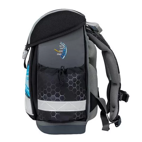 BELMIL Iskolatáska, fémcsat, BELMIL "Classy Race it", versenyautó