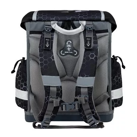 BELMIL Iskolatáska, fémcsat, BELMIL "Classy Race it", versenyautó