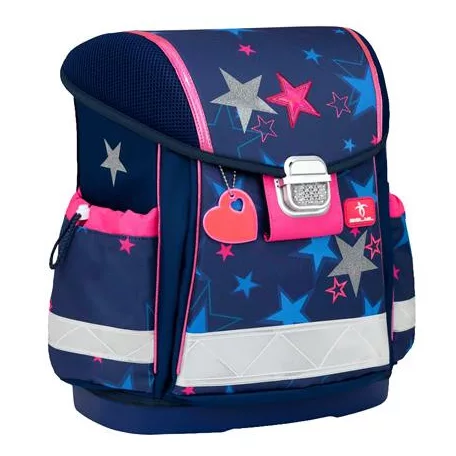 BELMIL Iskolatáska, fémcsat, BELMIL "Classy Sparkling Star", csillagok