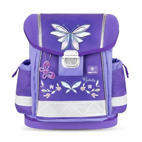 BELMIL Iskolatáska, fémcsat, BELMIL "Classy Starlight Wings", csillagfény szárnyak