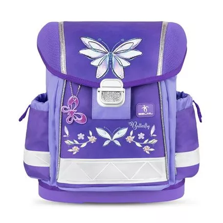 BELMIL Iskolatáska, fémcsat, BELMIL "Classy Starlight Wings", csillagfény szárnyak