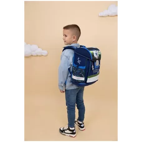 BELMIL Iskolatáska, fémcsat, BELMIL "Classy Player", foci