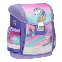   BELMIL Iskolatáska, fémcsat, BELMIL "Classy Heart of the Rainbow", unikornis