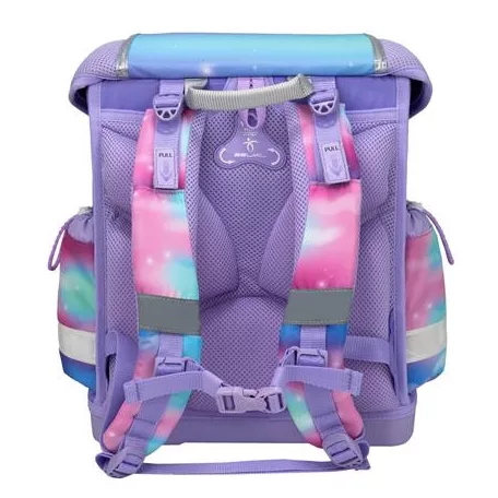 BELMIL Iskolatáska, fémcsat, BELMIL "Classy Heart of the Rainbow", unikornis