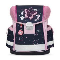   BELMIL Iskolatáska, fémcsat, BELMIL "Classy Midnight Butterfly", éjféli pillangó