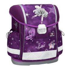  BELMIL Iskolatáska, fémcsat, BELMIL "Classy Prima Star", balerina