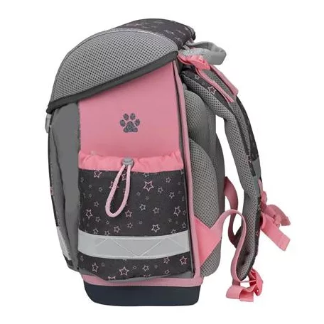 BELMIL Iskolatáska, fémcsat, BELMIL "Classy Starry Paws", kutya, golden retriever