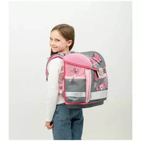 BELMIL Iskolatáska, fémcsat, BELMIL "Classy Elegant", pillangó