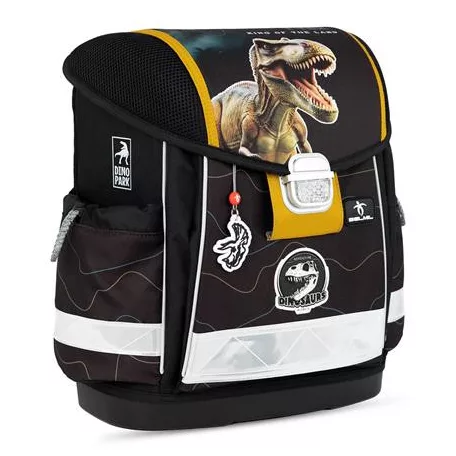 BELMIL Iskolatáska, fémcsat, BELMIL "Classy Roar Storm", T-Rex dinoszaurusz