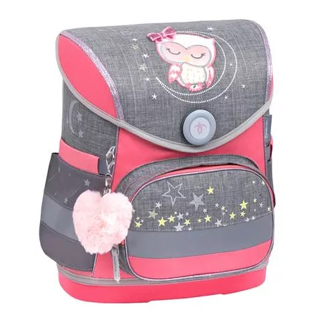 BELMIL Iskolatáska, mágneszárral, BELMIL "Compact Little Owl", bagoly