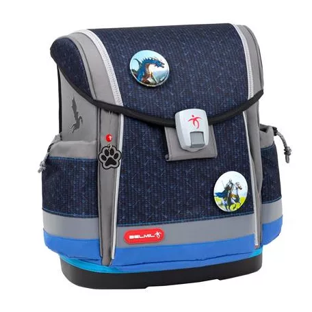 BELMIL Iskolatáska, mágneszárral, BELMIL "Classy Plus World of Dragons", sárkányok világa