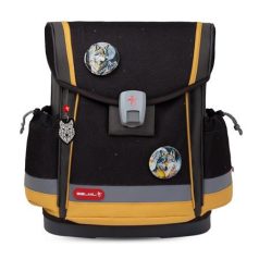   BELMIL Iskolatáska, mágneszárral, BELMIL "Classy Plus Wolves Sand", farkas