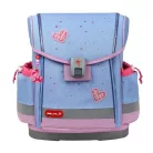 BELMIL Iskolatáska, mágneszárral, BELMIL "Classy Plus Lavander", lila szivecske