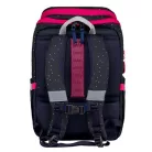 BELMIL Iskolatáska, cipzáras, BELMIL "Zippy Pinky", pink szív