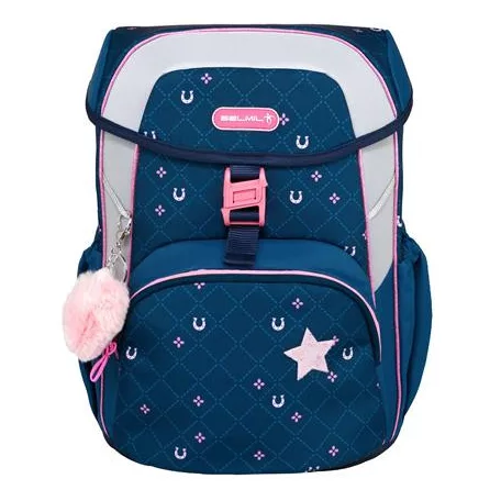 BELMIL Iskolatáska, csatos, BELMIL "Maxi Meet your Horses", lópatkó