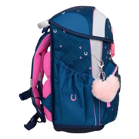 BELMIL Iskolatáska, csatos, BELMIL "Maxi Meet your Horses", lópatkó