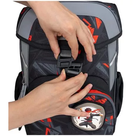 BELMIL Iskolatáska, csatos, BELMIL "Maxi Ninja", nindzsa