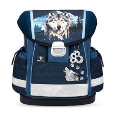   BELMIL Iskolatáska, fémcsat, BELMIL "Classy Northern Alpha", farkas