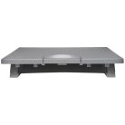 KENSINGTON Lábtámasz, állítható, KENSINGTON "SoleMate Pro", szürke