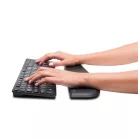 KENSINGTON Csuklótámasz billentyűzethez, géltöltésű, alacsony profil, KENSINGTON "ErgoSoft™", fekete