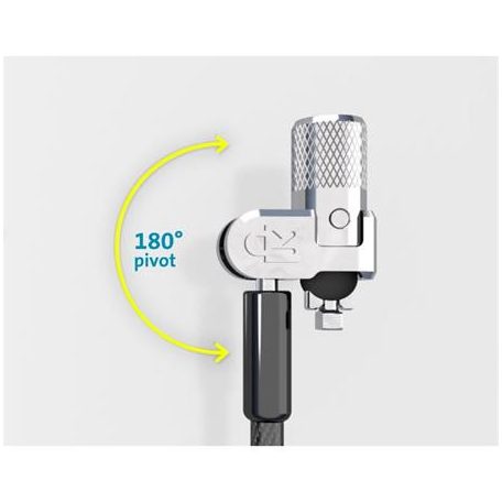 KENSINGTON Notebookzár, kulcszáras, kompakt, KENSINGTON "MicroSaver 2.0"