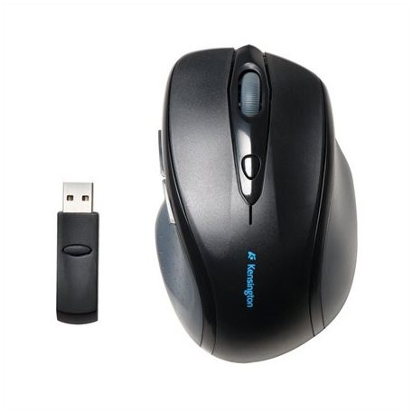 KENSINGTON Egér, vezeték nélküli, optikai, normál méret, USB, KENSINGTON "ProFit"