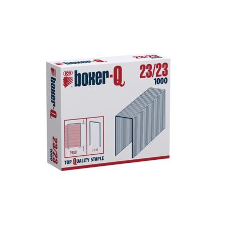 BOXER Tűzőkapocs, 23/23, BOXER