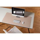 RS OFFICE Könyökalátét, PP, 120x60 cm, RS OFFICE, "Puro Sens Stijl Soft Rosa"