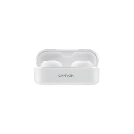 CANYON Fülhallgató, TWS vezeték nélküli, Bluetooth 5.0, CANYON "TWS-1", fehér