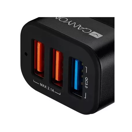 CANYON Autós töltő, 3xUSB, QC 3.0, 2,1A, CANYON "C-07"