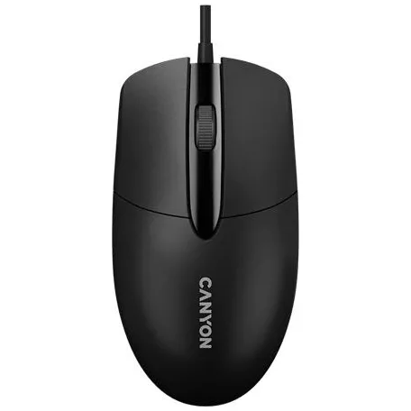 CANYON Egér, vezetékes, optikai, USB, CANYON "M-5", fekete