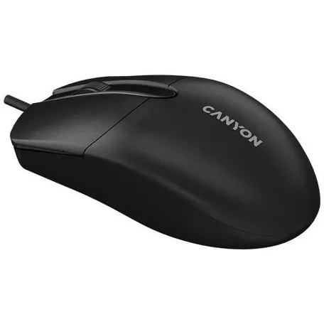 CANYON Egér, vezetékes, optikai, USB, CANYON "M-5", fekete