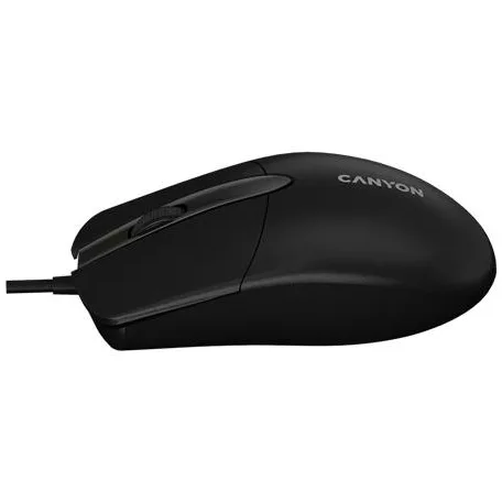 CANYON Egér, vezetékes, optikai, USB, CANYON "M-5", fekete