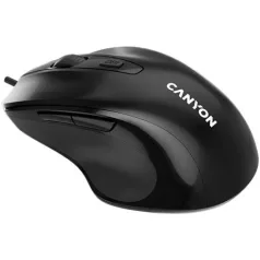   CANYON Egér, vezetékes, optikai, USB, CANYON "M-6", fekete
